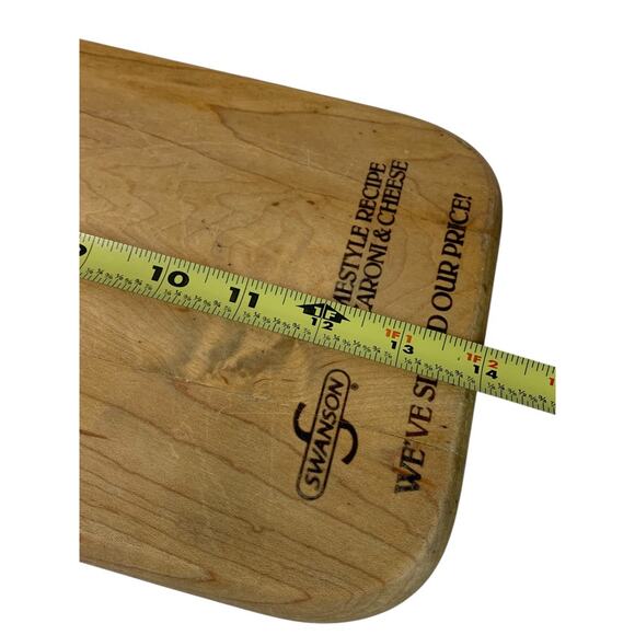 Vintage Swanson Promotional Cutting Board 14" x 7" Hanging - Picture 5 of 5